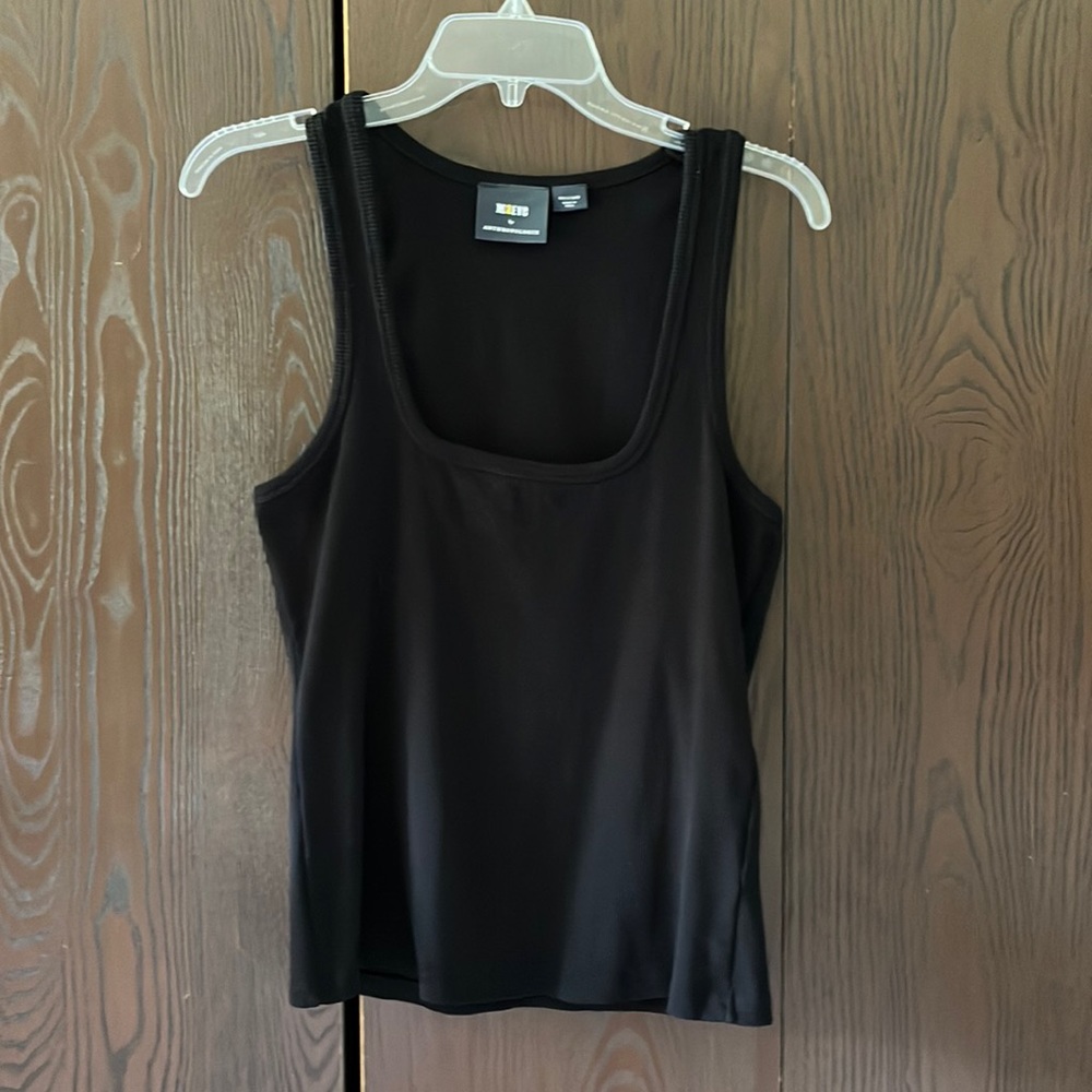 Anthropologie black, sleeveless, top. Size Medium